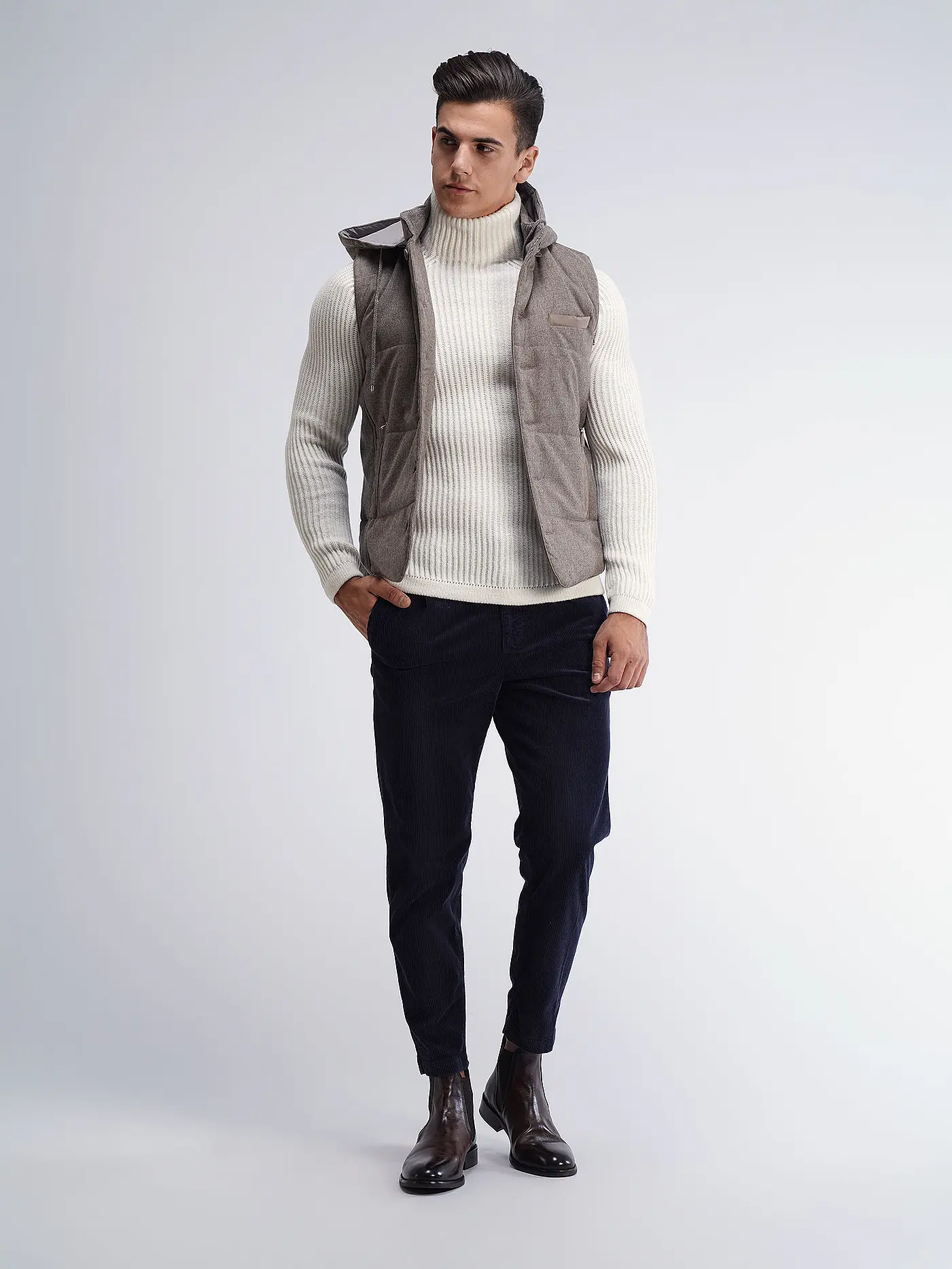 GRAN SASSO | Wollsteppgilet | 